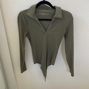 Abercrombie and fitch ribbed bodysuit